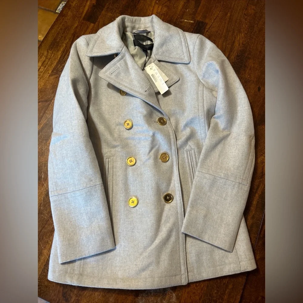 NWT J. Crew 2008‎ Andover Peacoat in Italian Wool - Picture 2 of 3